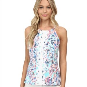 Lilly Pulitzer Annabelle top in Shell Me About It